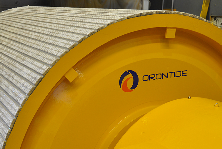 Ceramic Direct Bond Wear Pulley Lagging Orontide